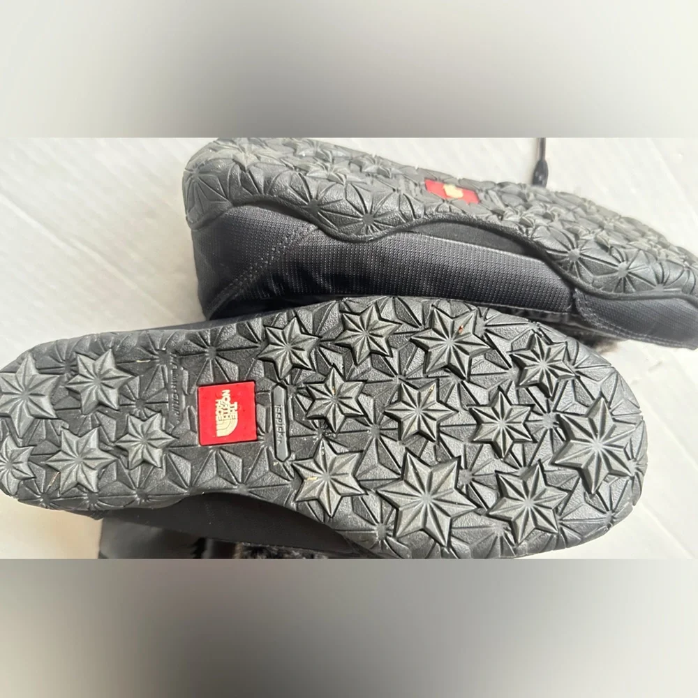 The North Face Women’s Nuptse Goose Down Faux Fur Puffer Boots Black Size 8‎